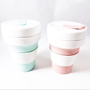 Stojo 12oz BPA Free Collapsable Cups Bundle